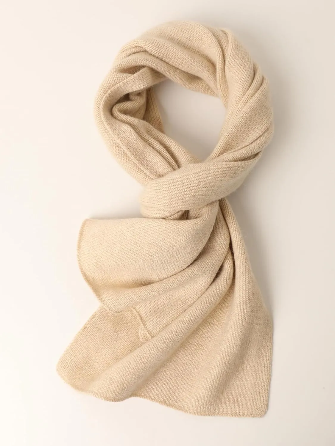 100% Cashmere Scarf for Women, Dreamy Soft Knitted Winter Scarf in a Gift Box, Gift Ideas for Women Winter.