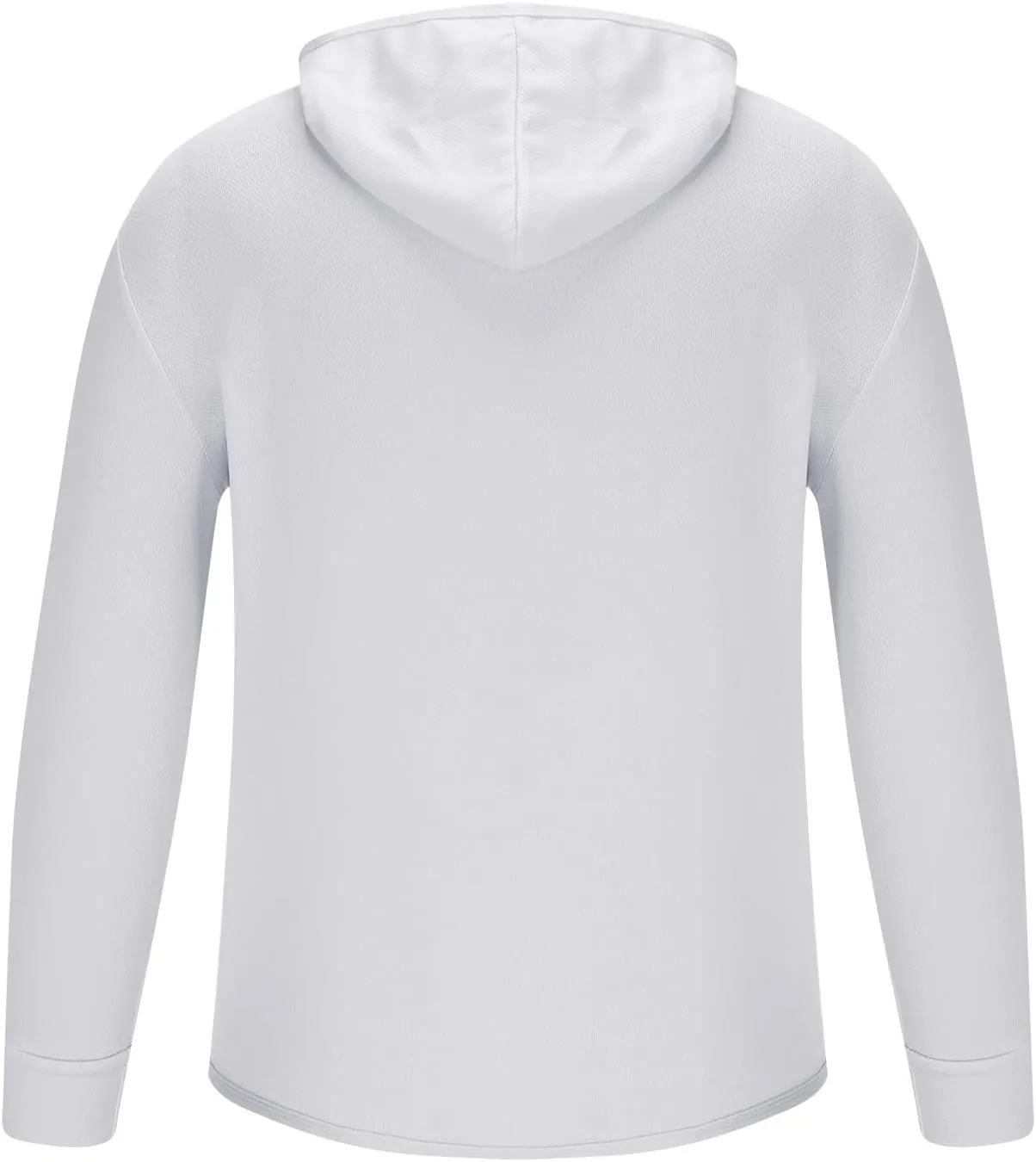 2025 Sun Protection Fishing Shirts for Men Long Sleeve UV SPF Hooded Outwear Lightweight Zip Up Rash Guard Tops