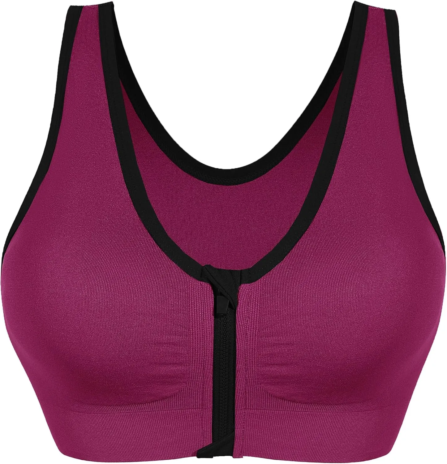 AKAMC Women's Removable Padded Strappy Sports Bra Yoga Tops Activewear for Women