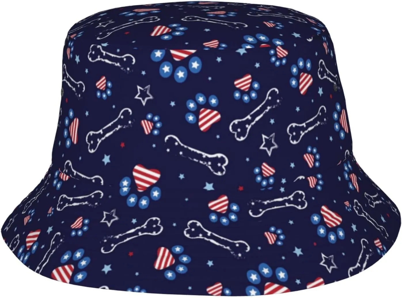 American Flag Bucket Hat Fashion Beach Sun Wide Brim Cap Outdoor Fisherman Hats for Women Men