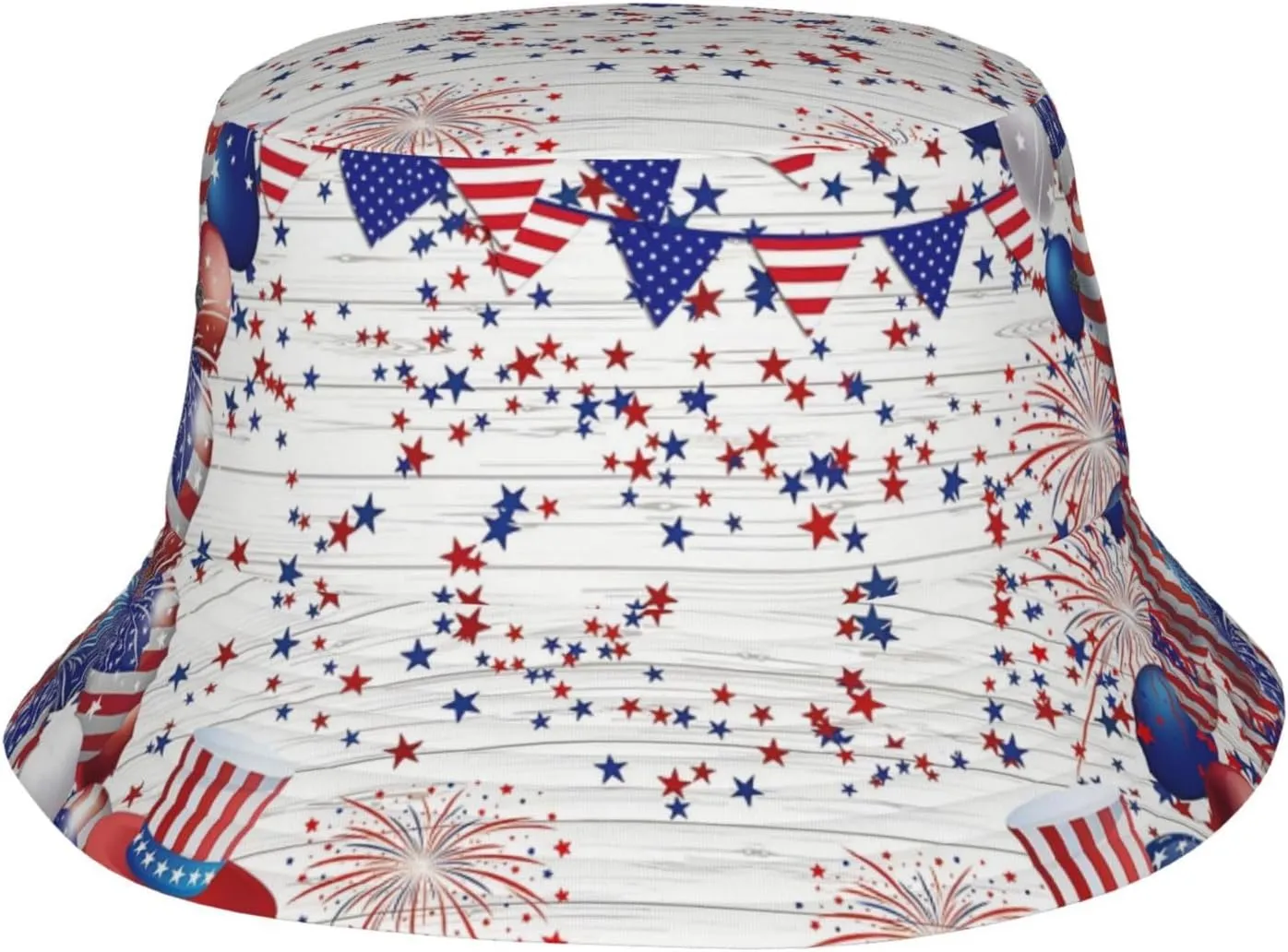 American Flag Bucket Hat Fashion Beach Sun Wide Brim Cap Outdoor Fisherman Hats for Women Men