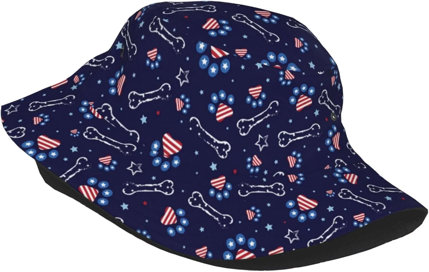 American Flag Bucket Hat Fashion Beach Sun Wide Brim Cap Outdoor Fisherman Hats for Women Men