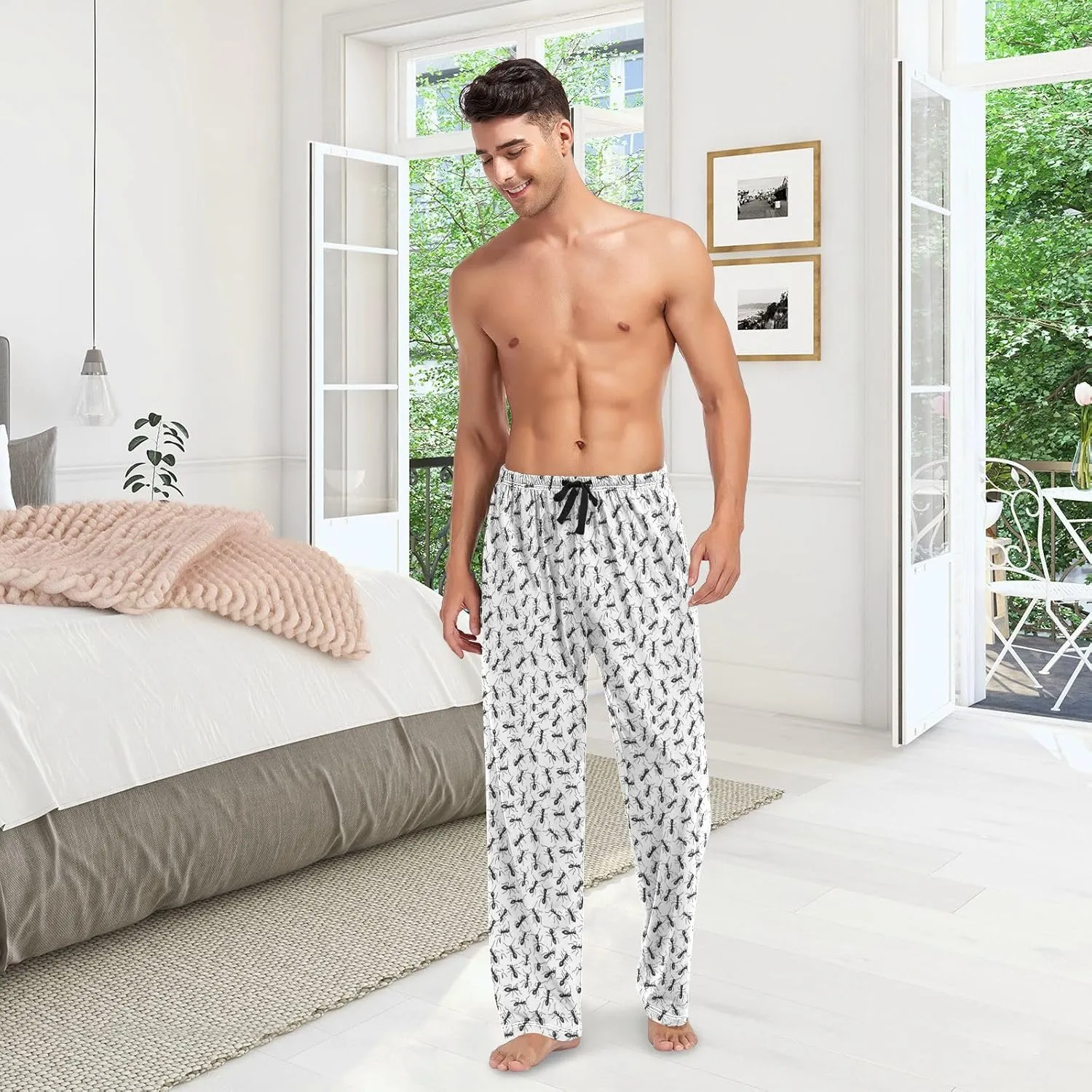 Ants Pattern Men's Pajama Pants Sleepwear Lounge Pajama Bottoms