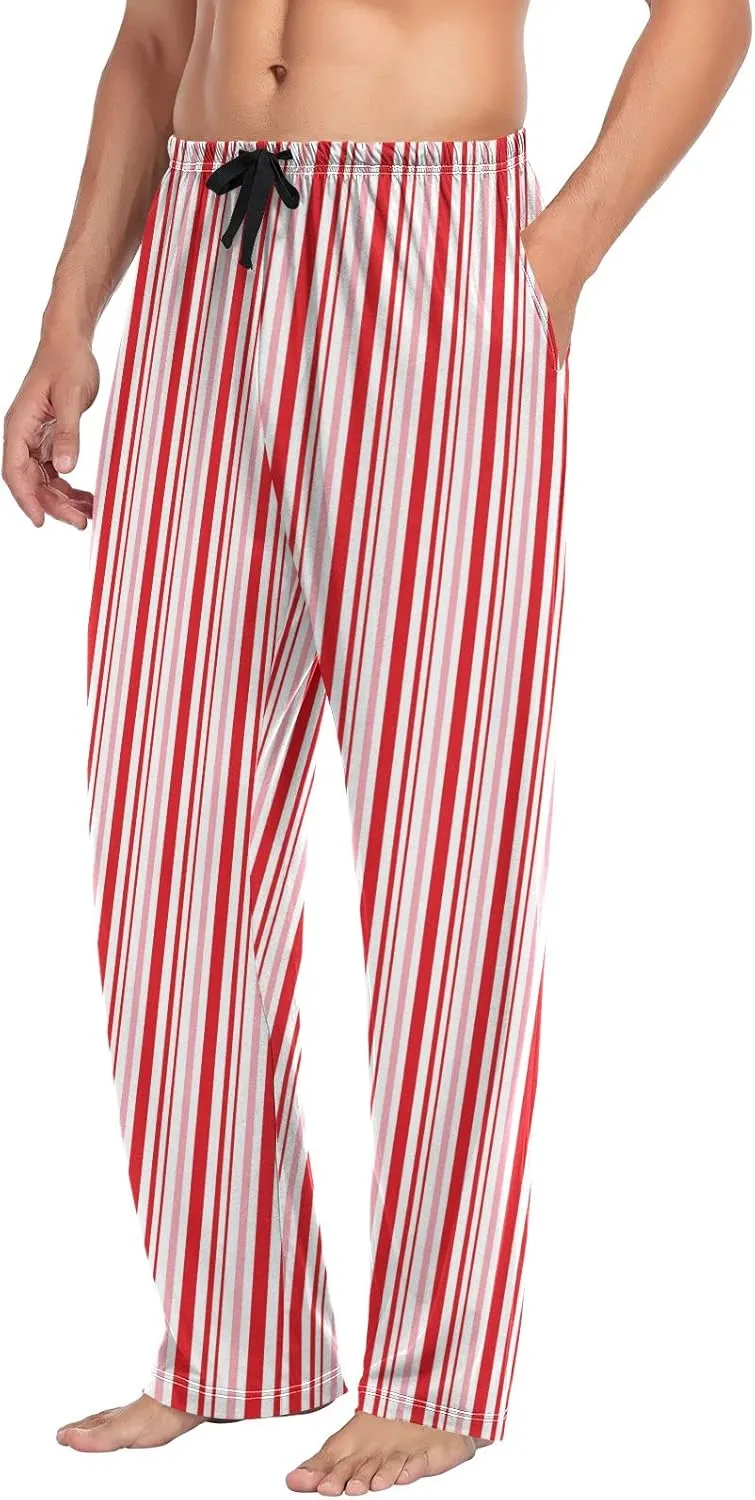 Aslsiy Men's Pajama Bottoms Pajama Pants for Men Soft Men's Separate Bottoms Lounge Pants