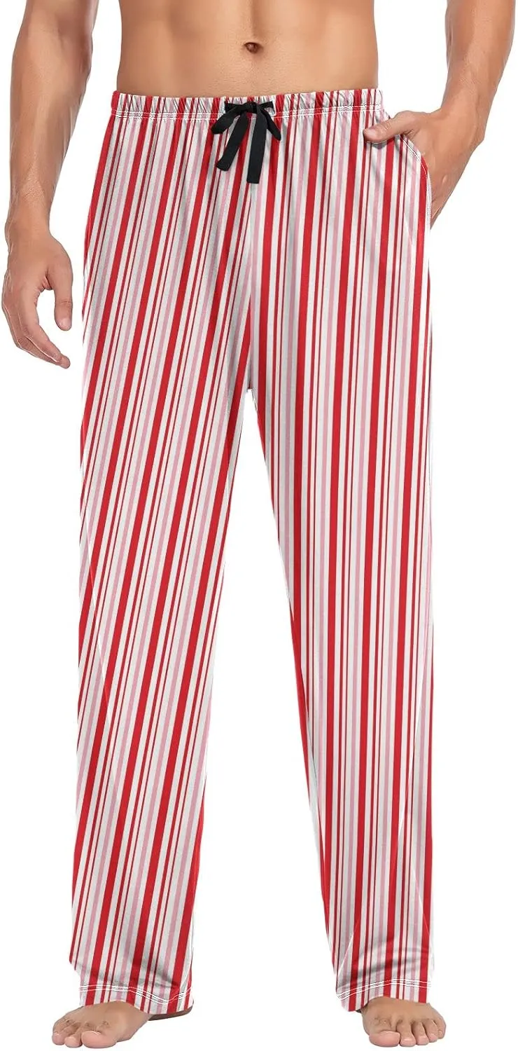 Aslsiy Men's Pajama Bottoms Pajama Pants for Men Soft Men's Separate Bottoms Lounge Pants