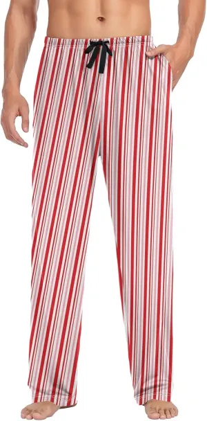 Aslsiy Men's Pajama Bottoms Pajama Pants for Men Soft Men's Separate Bottoms Lounge Pants