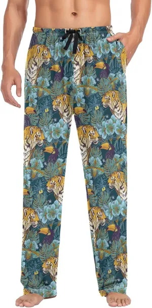 Aslsiy Men's Pajama Bottoms Pants for Men Soft Men's Separate Bottoms Lounge Pants