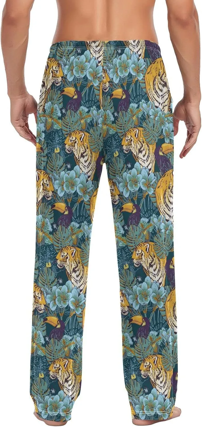 Aslsiy Men's Pajama Bottoms Pants for Men Soft Men's Separate Bottoms Lounge Pants