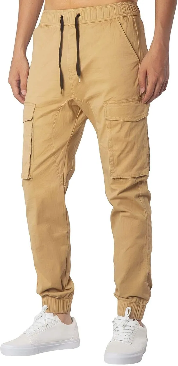 Big and Tall Cargo Pants for Men Sweatpants for Men Drawstring Loose Fit Sweatpants for Men with Pockets Mens Fashion