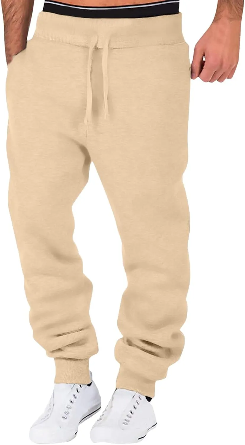 Big and Tall Cargo Pants for Men Sweatpants for Men Drawstring Men's Outdoor Work Military Tactical Pants Lightweight
