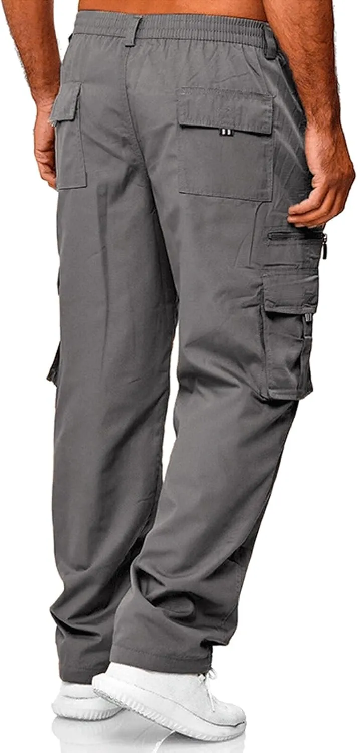 Big and Tall Cargo Pants for Men Sweatpants for Men Pants Cotton Sweatpants Fashion Joggers Sports Long Pants Trousers
