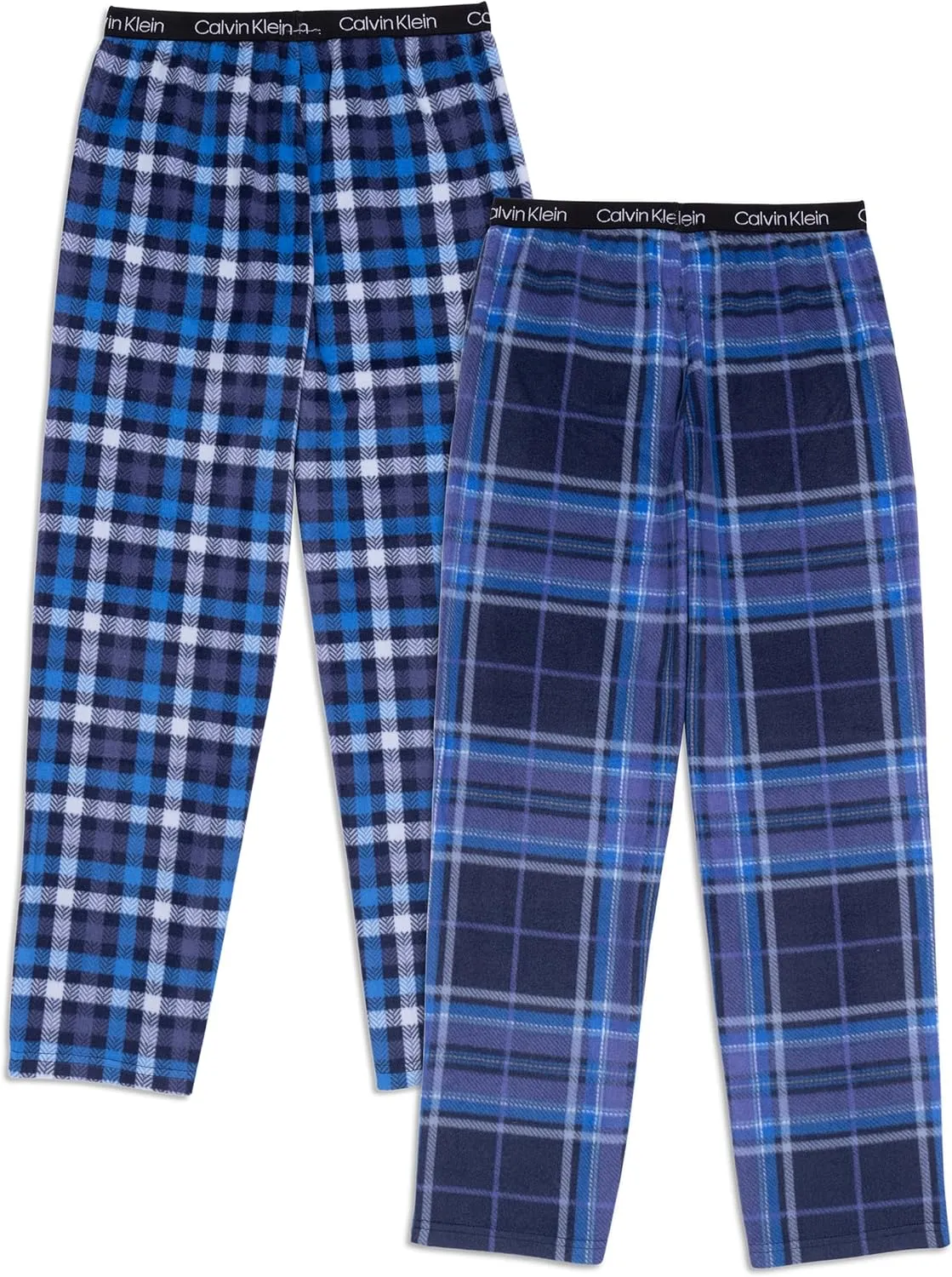 Calvin Klein boys Super Soft Brushed Micro Pajama Pant 2 Pack