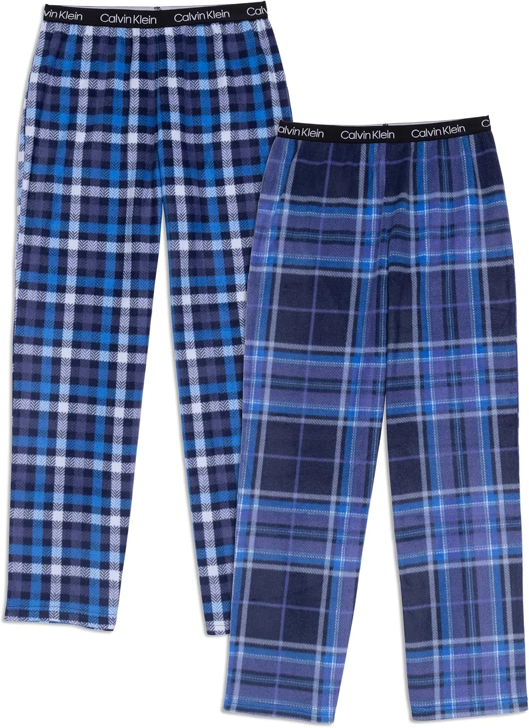 Calvin Klein boys Super Soft Brushed Micro Pajama Pant 2 Pack