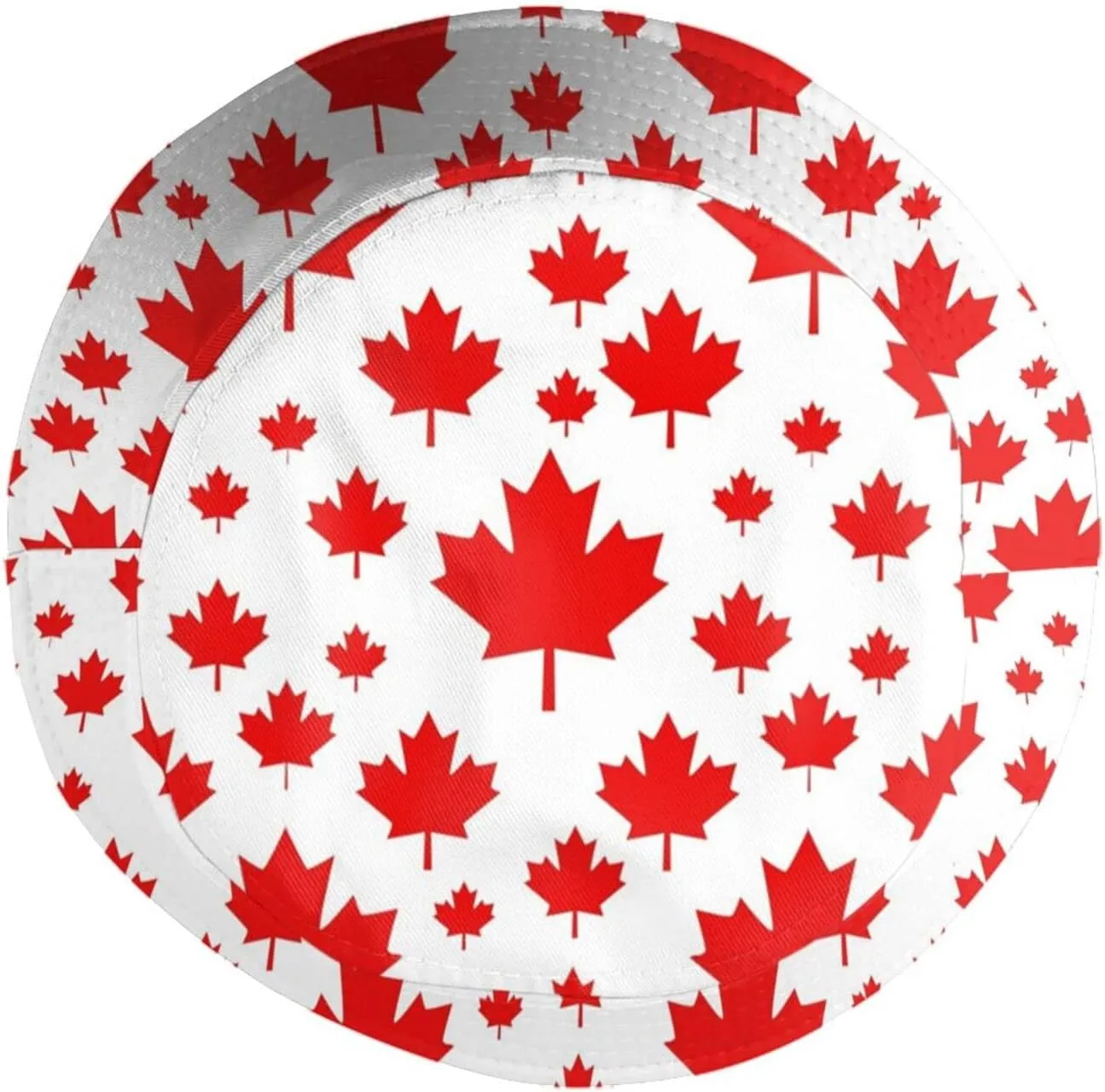 Canada Flag Bucket Hat Fashion Beach Sun Wide Brim Cap Outdoor Fisherman Hats for Women Men Teens