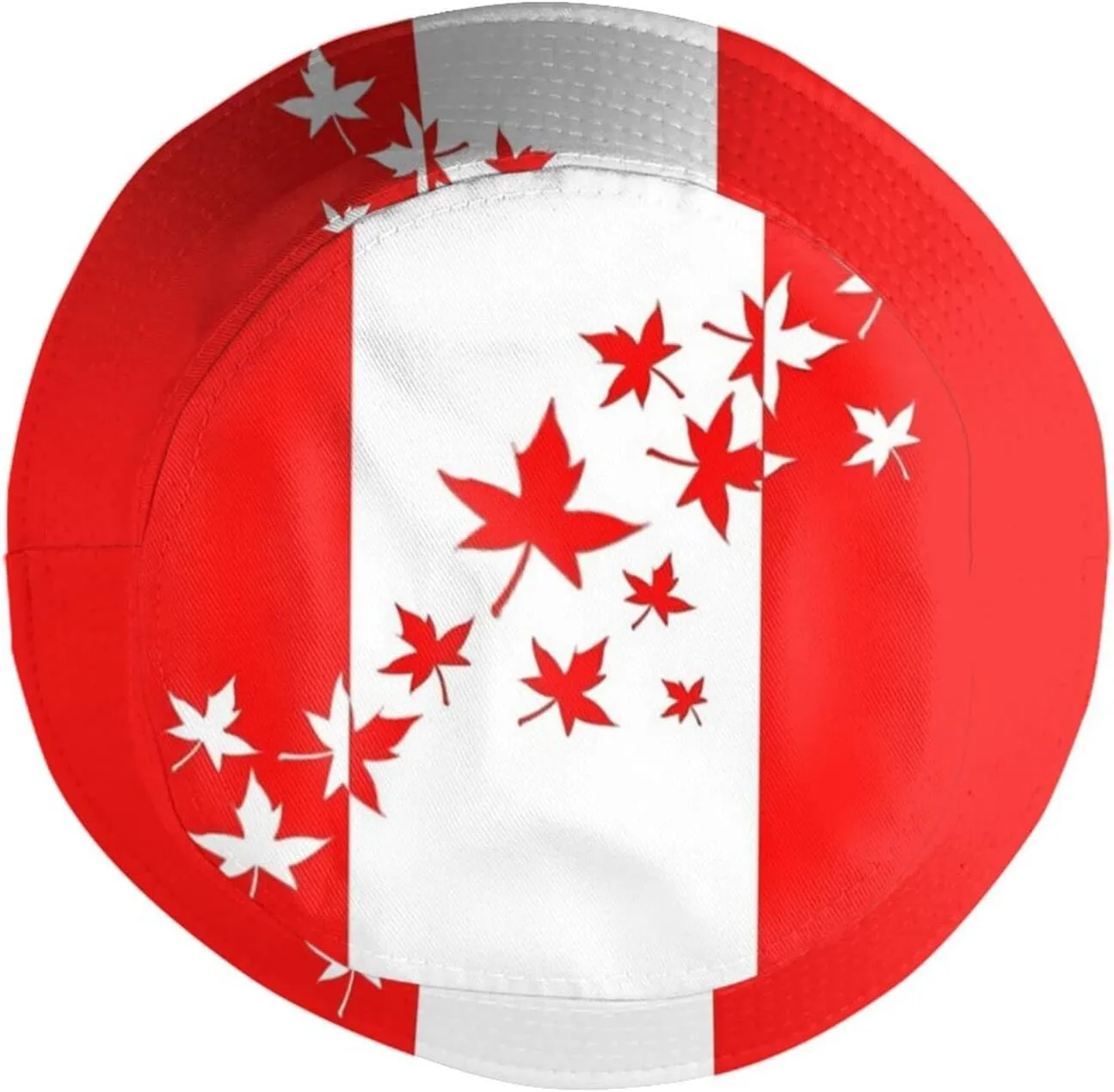 Canada Flag Bucket Hat Fashion Beach Sun Wide Brim Cap Outdoor Fisherman Hats for Women Men Teens