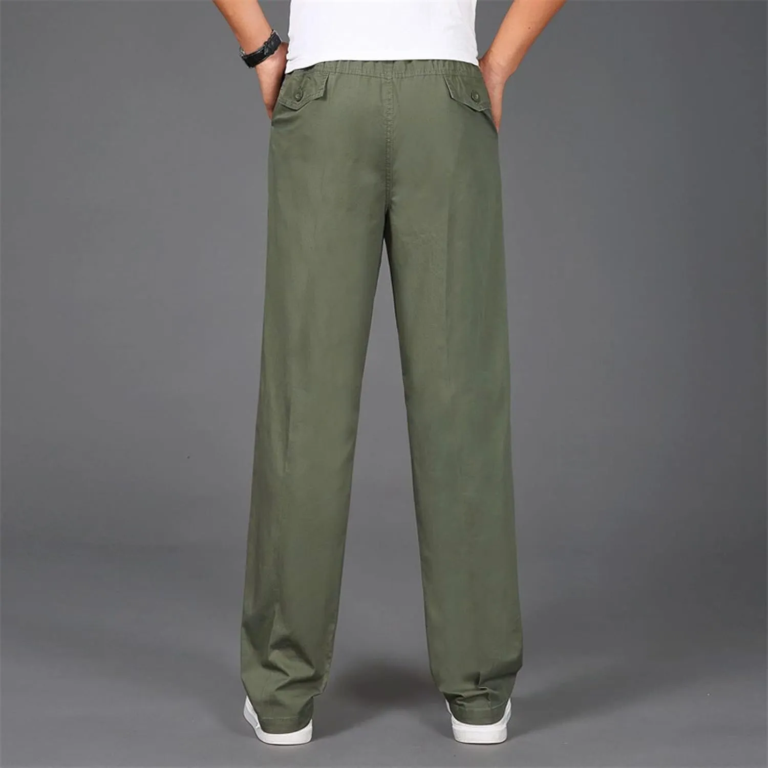 Cargo Pants for Men Relaxed Fit for Men with Pockets for Workout Jogging Running Men's Heavyweight Sweatpants Fleece
