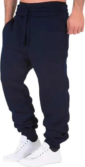 Cargo Pants for Men Relaxed Fit Mens Cargo Pants Multi-Pockets Outdoor Pants Men's Fleece Cargo Jogger Athletic Pants