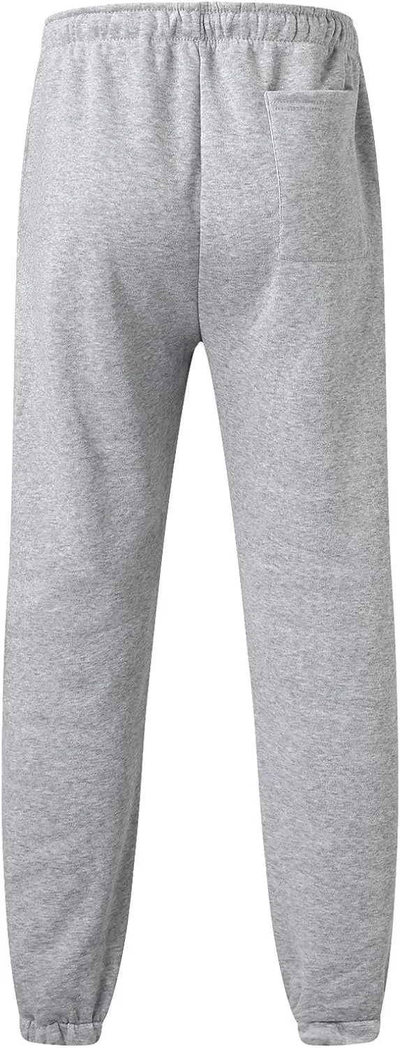 Cargo Pants for Men Relaxed Fit Sports Mens Premium Slim Fleece Pants Zipper Pockets Athletic Jogger Fitness Workout