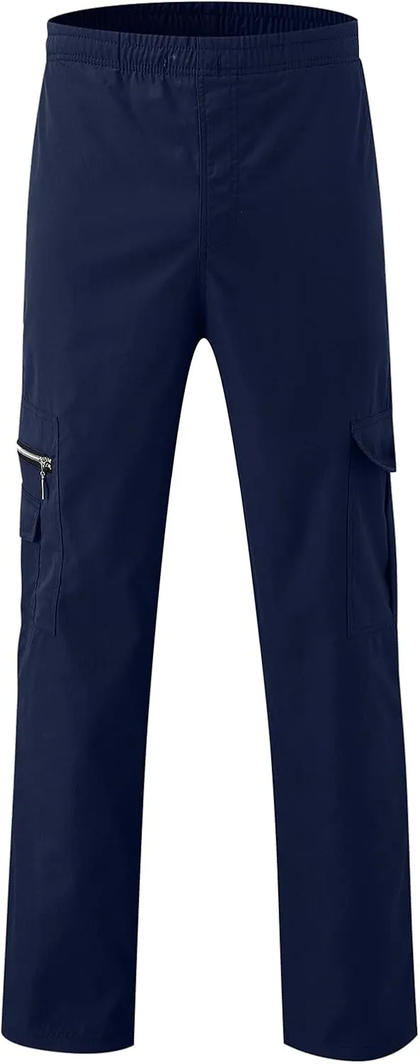 Cargo Trousers for Men Tracksuit Bottoms Mens Joggers Jogging Bottoms with Zip Pockets Men's Joggers Clearance Slim