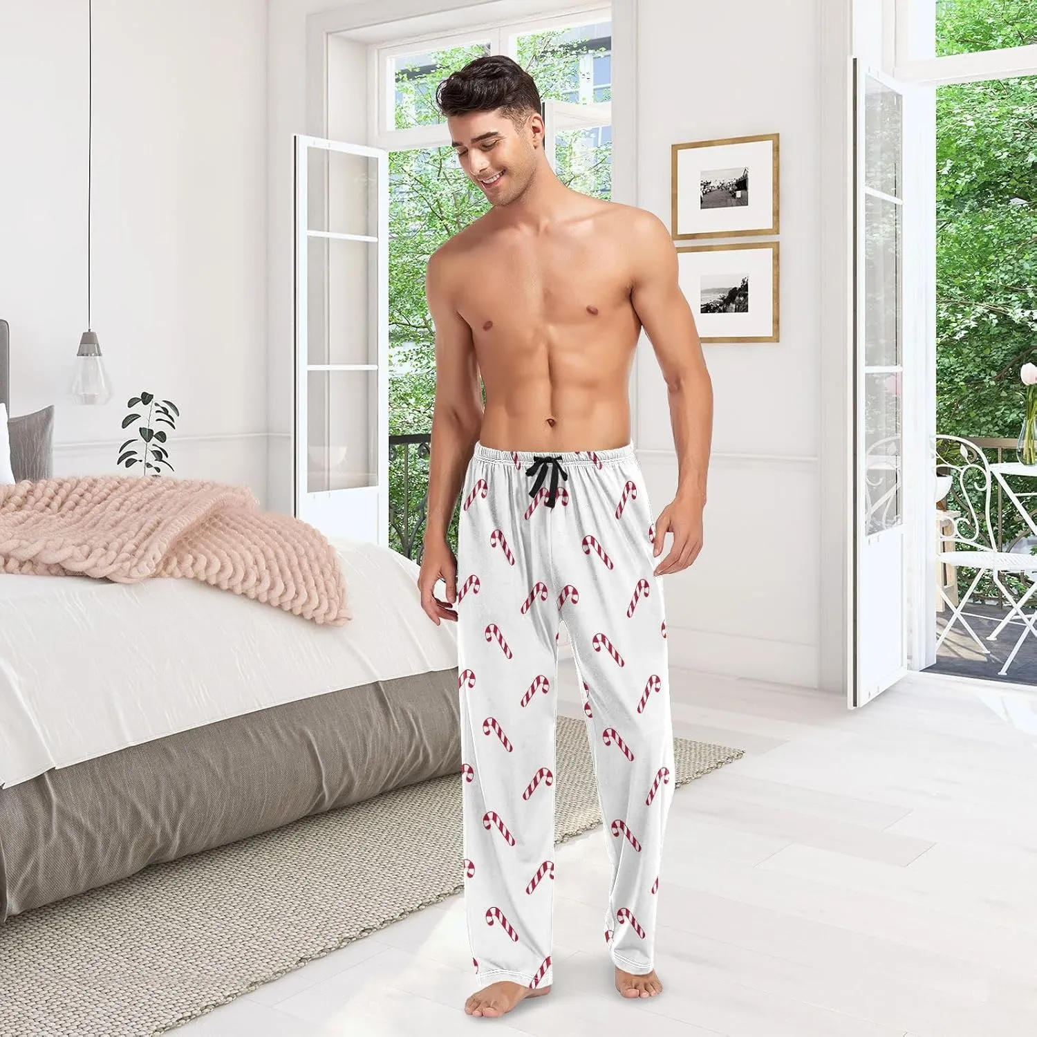 Christmas pattern Men's Pajama Pants Sleepwear Lounge Pajama Bottoms