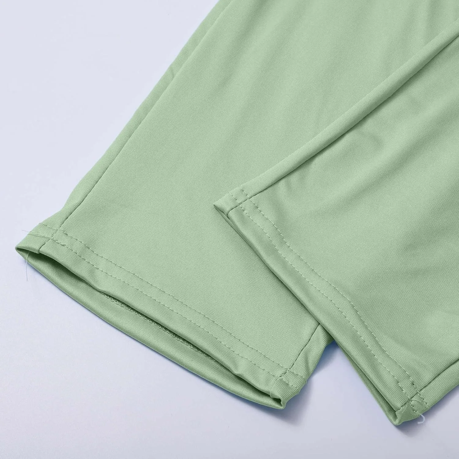 Cotton Leggings for Women Pleated Bottoms Tight Stretch Seven Minute Pants Women's Bottoms Womens Capri Leggings