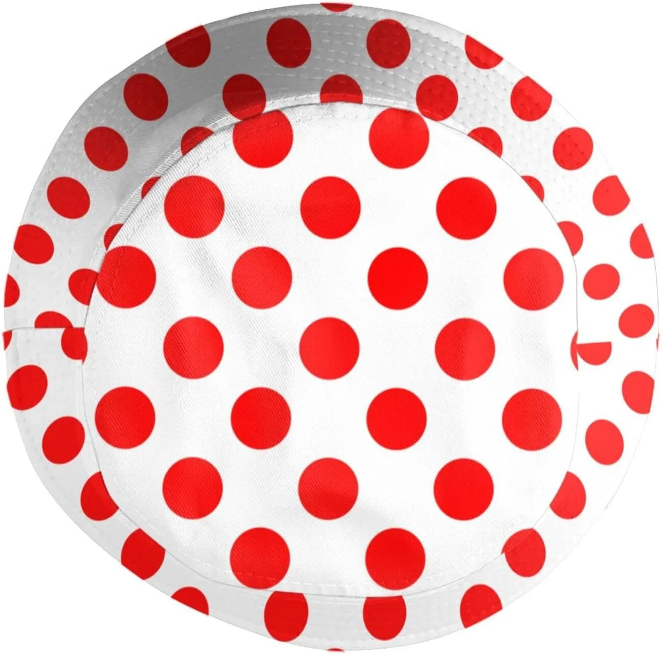Cute Polka Dots Hat Bucket Hats Packable Travel Beach Sun Hat Wide Brim Fisherman Caps for Women Girls Men Boys