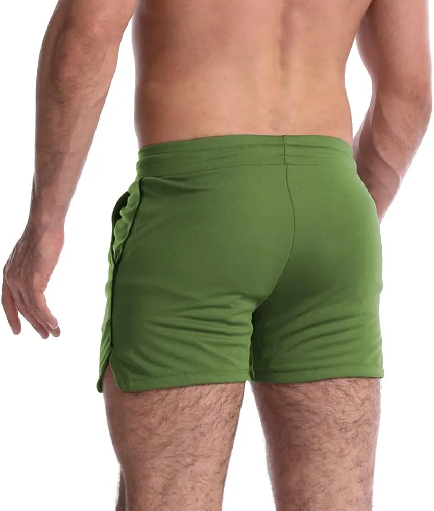EVERWORTH Men's 5 Inch Inseam Workout Shorts Athletic Gym Shorts Bodybuilding Short Shorts Casual Running Shorts