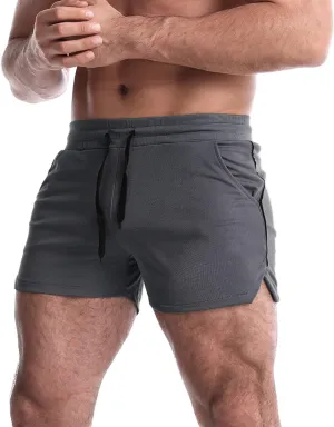 EVERWORTH Men's 5 Inch Inseam Workout Shorts Athletic Gym Shorts Bodybuilding Short Shorts Casual Running Shorts