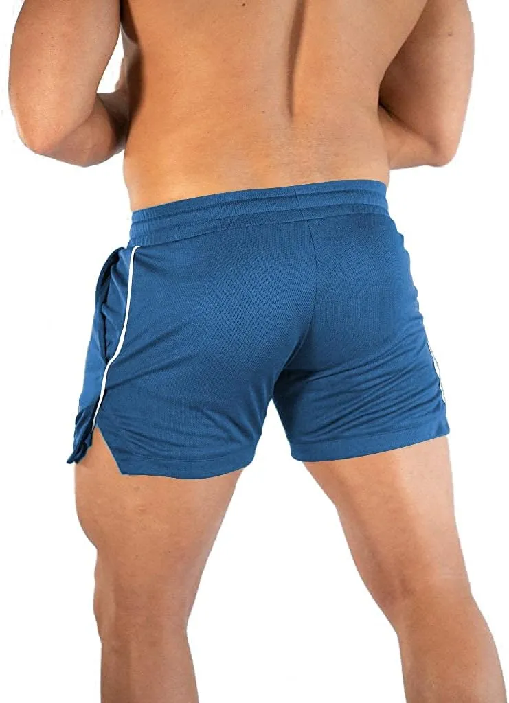 EVERWORTH Men's Athletic Shorts Gym Workout Short Shorts Casual Shorts Running Bodybuilding 5 Inch Inseam Shorts