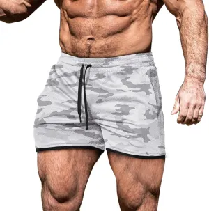 EVERWORTH Men's Workout Shorts Quick Dry Gym Shorts Bodybuilding Short Shorts, 4" Inseam Lightweight Mesh Yoga Running Shorts