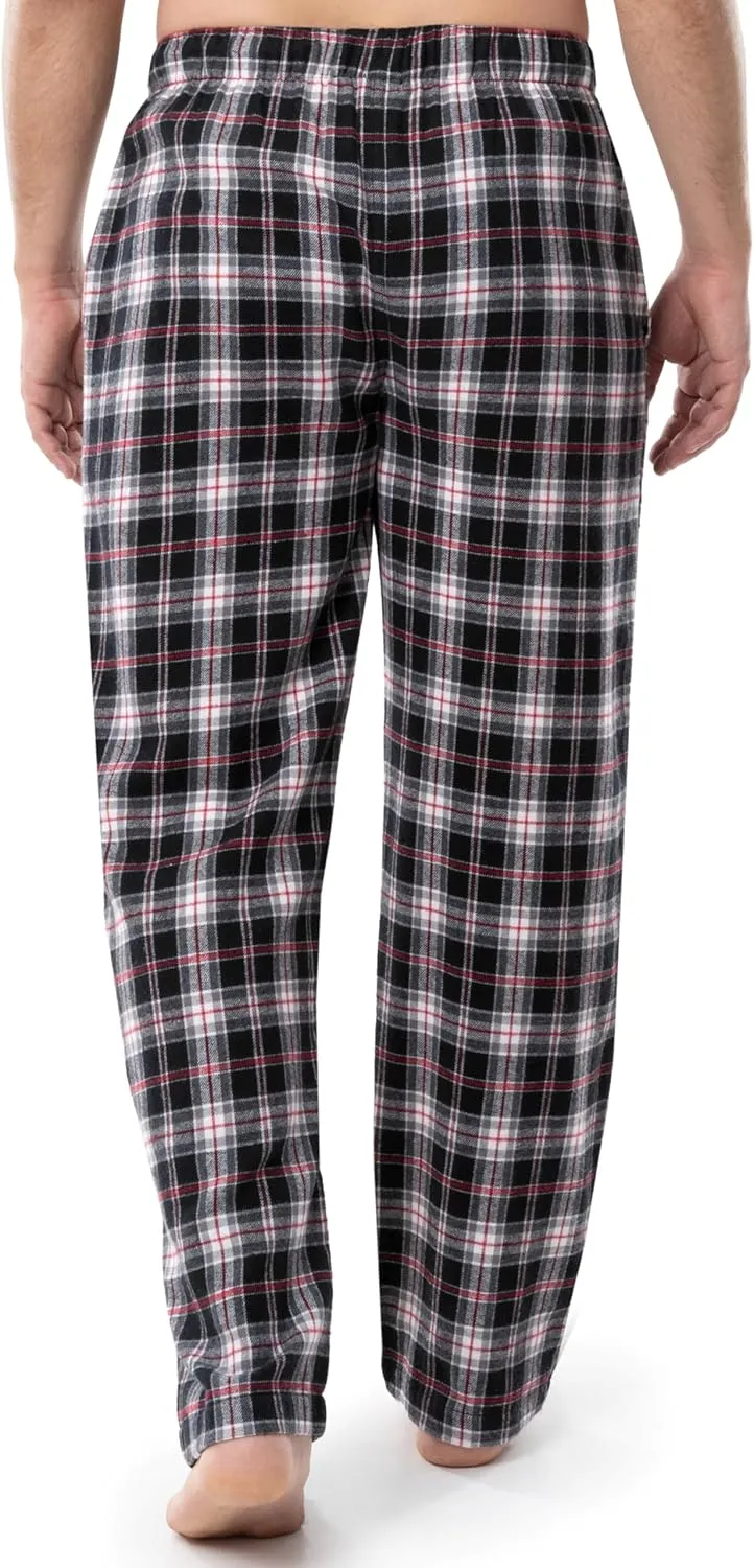 Fruit of the Loom Men's Soft Flannel Pajama Lounge Sleep Pant