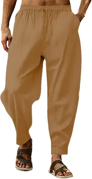 GIERIDUC Men’s Active Athletic Sweatpants Straight Fit Chinos Pants Men Mens Slim Fit Corduroy Jeans Best Mens Cord Trousers