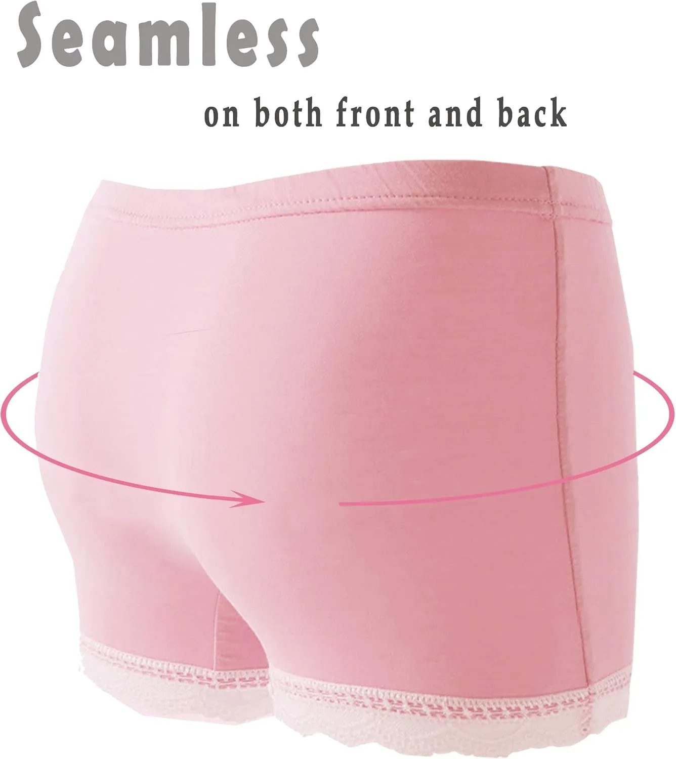 Girls Lace Shorts Under Dress Dance Bike Shorts for Playground Gym Sports