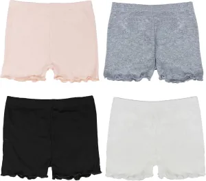 Girls Shorts Under Dress Dance Bike Shorts for Playground Gym Sports, NOT Transparent