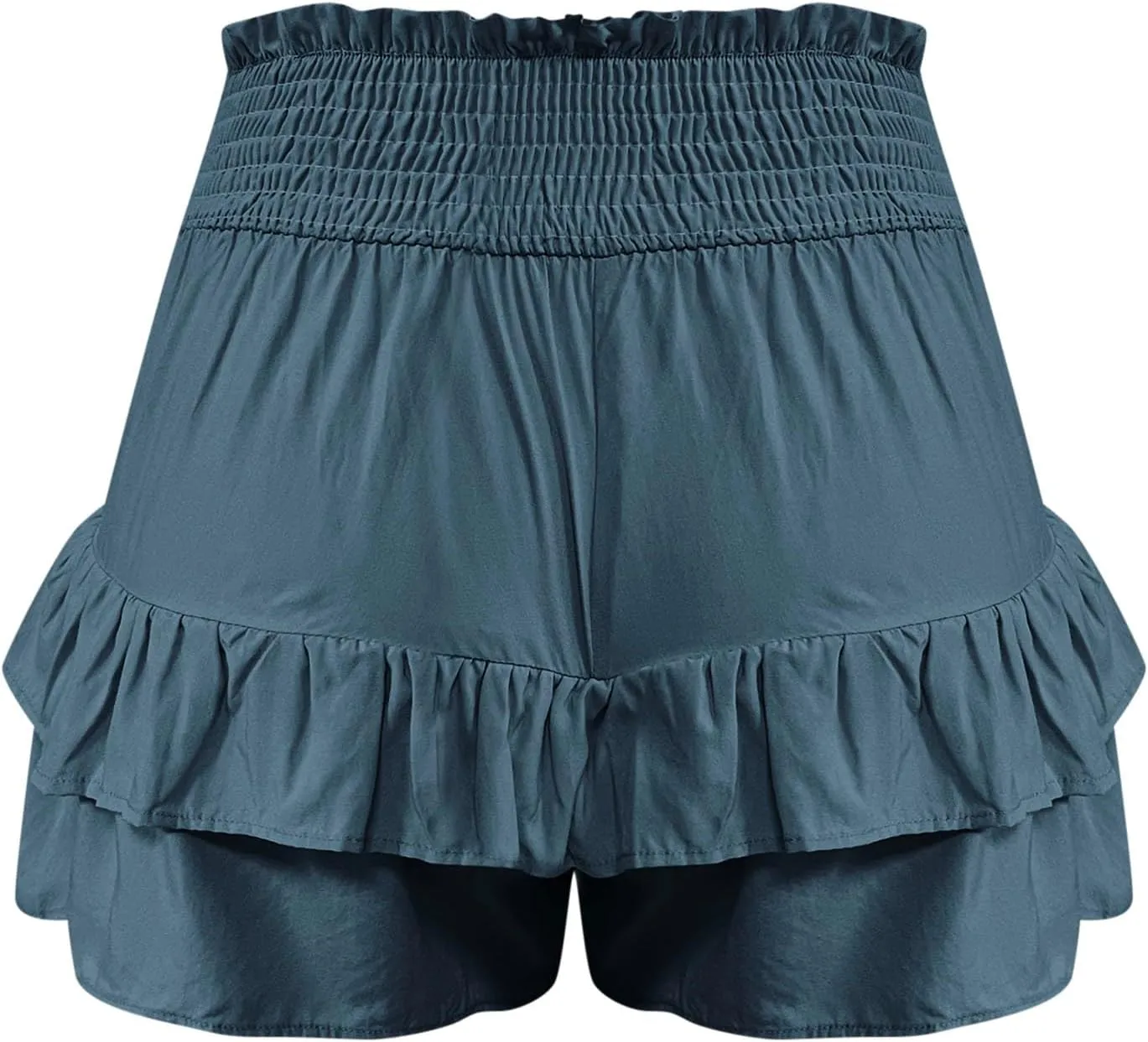 High Waisted Shorts for Women Summer Bermuda Shorts Flowy Casual Ruffle Shorts Trendy Beach Shorts Mini Pleated Skirt