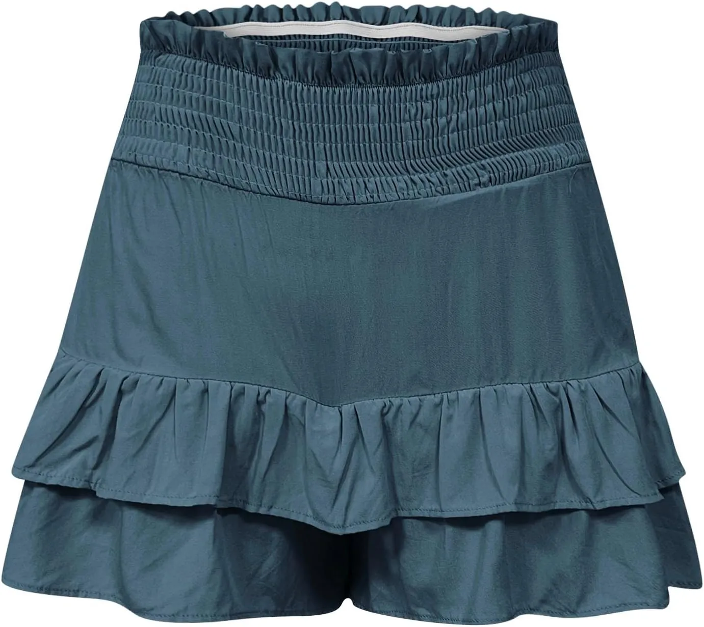 High Waisted Shorts for Women Summer Bermuda Shorts Flowy Casual Ruffle Shorts Trendy Beach Shorts Mini Pleated Skirt
