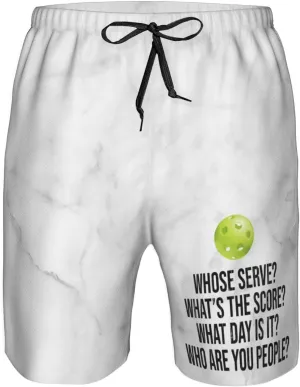 HILLBACK Funny Pickleball Gifts Men's Mesh Basketball Shorts Hiking Shorts Summer Shorts Athletic Gym Workout Shorts -