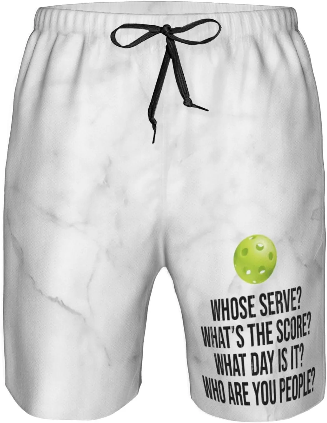 HILLBACK Funny Pickleball Gifts Men's Mesh Basketball Shorts Hiking Shorts Summer Shorts Athletic Gym Workout Shorts -