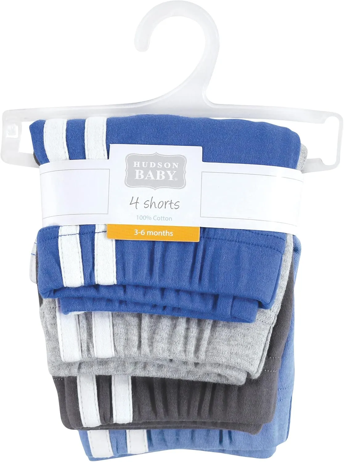 Hudson Baby Baby Shorts Bottoms 4-Pack