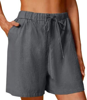 LCMTWX Womens Biker Shorts Color Comfortable Casual High Waisted Shorts Womens Biker Shorts Mom Shorts Shorts for Black