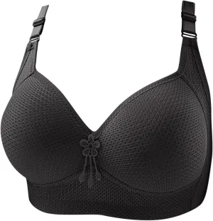 Lifting Bras for Sagging Breasts Full Coverage Wireless Soft Comfortable Padded Bra Adjustable Straps Daily Wear Bra