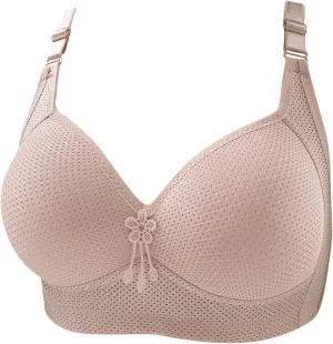 Lifting Bras for Sagging Breasts Full Coverage Wireless Soft Comfortable Padded Bra Adjustable Straps Daily Wear Bra