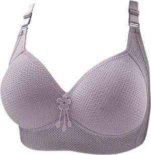 Lifting Bras for Sagging Breasts Full Coverage Wireless Soft Comfortable Padded Bra Adjustable Straps Daily Wear Bra
