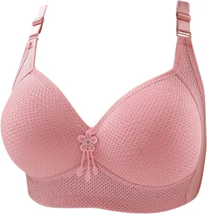 Lifting Bras for Sagging Breasts Full Coverage Wireless Soft Comfortable Padded Bra Adjustable Straps Daily Wear Bra