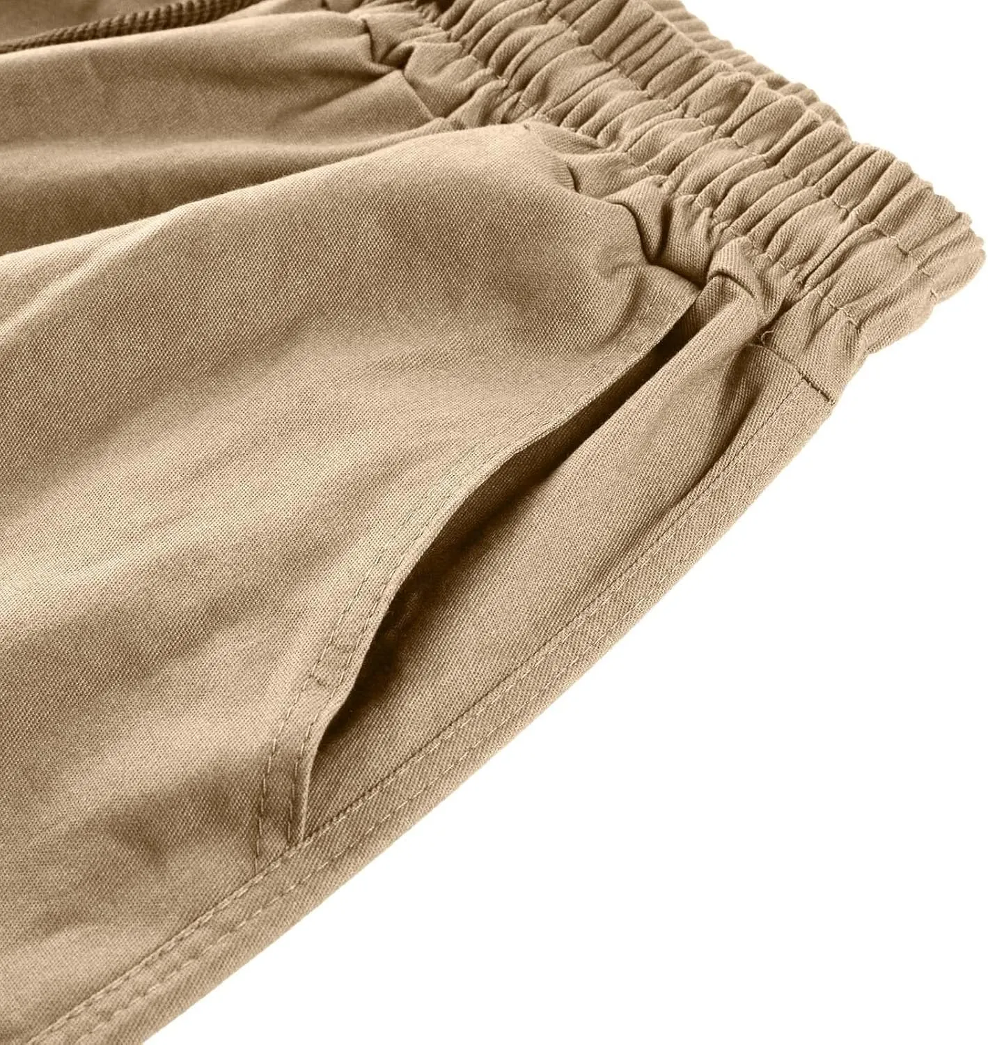 Men Cargo Pants Loose Work Sweatpants Jogger Trousers Fashion Teen Casual Multipocket Drawstring Classic High Street Pant