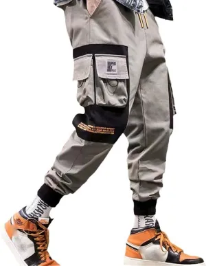 Men's Harem Pants Hip Hop Spring/Summer Cargo Pants Casual Streetwear Trousers