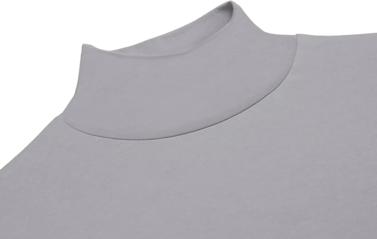 Mens Mock Neck T Shirts Pullover High Neck Turtleneck Premium Long Sleeve Sweaters for Men