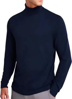 Mens Mock Neck T Shirts Pullover High Neck Turtleneck Premium Long Sleeve Sweaters for Men