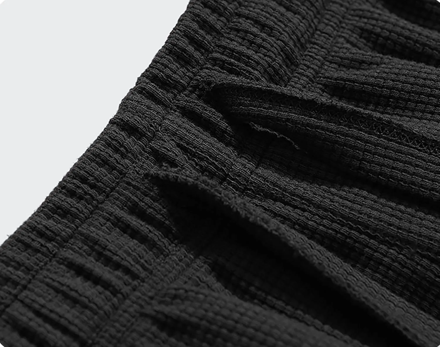 Men's Pajama Bottoms Soft Light Cotton Lounge Sleep Shorts with Pockets And Drawstring