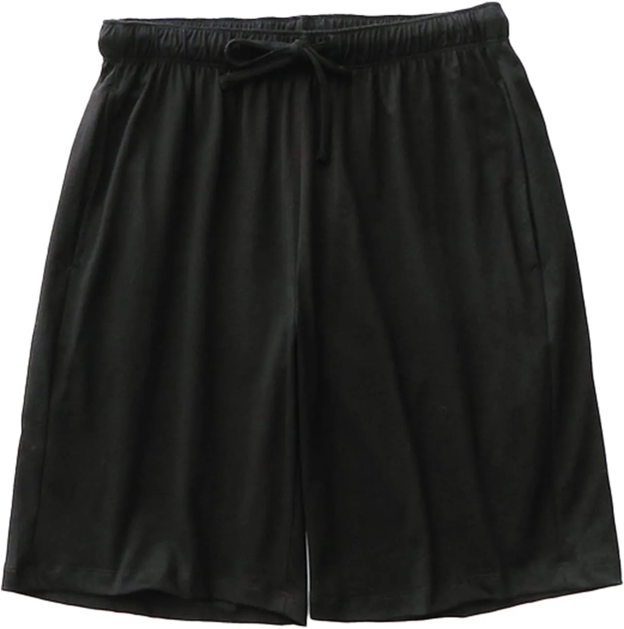 Men's Pajama Shorts Cotton Soft Knit Elastic Waistband Sleep Lounge Short Pajama Bottoms with Pockets
